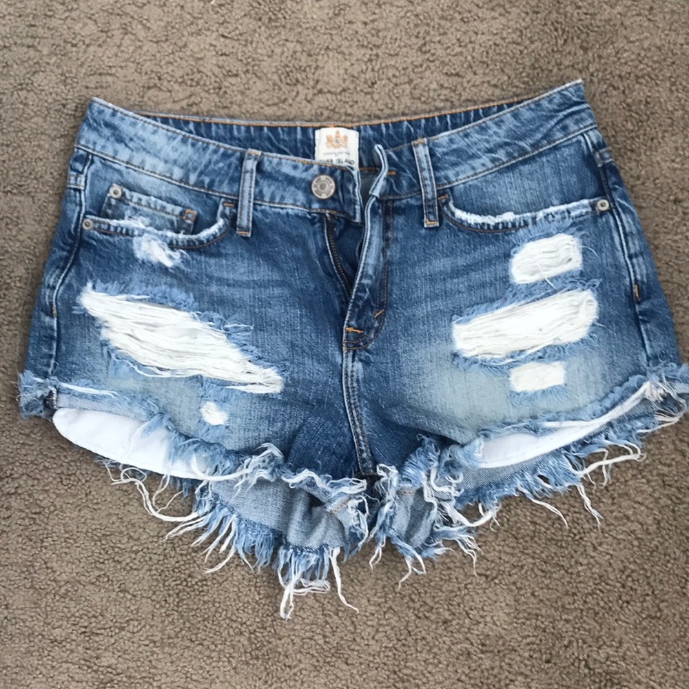 River Island Denim Cut Offs
